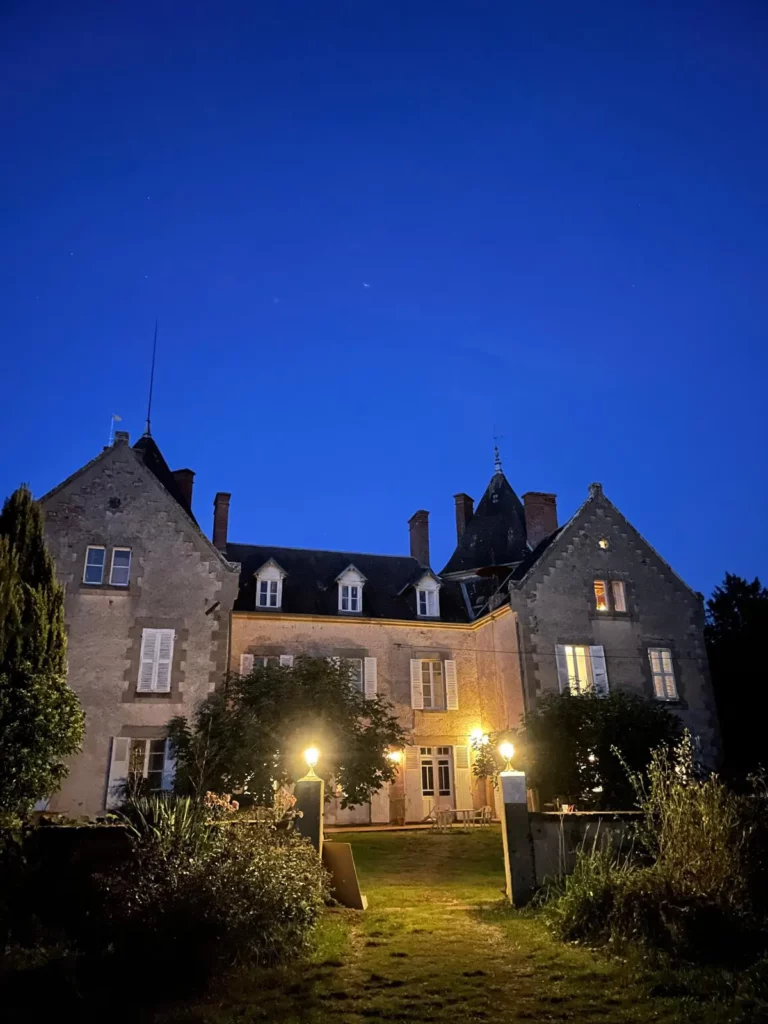 Soirée au clair de lune au château de Bouquetraud