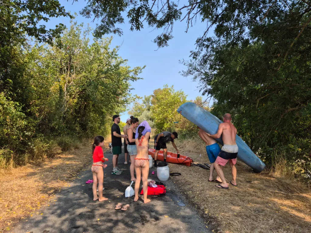 Activité canoë sur l'Allier
